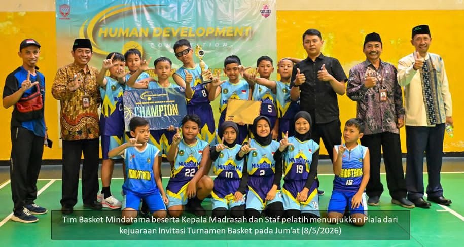 Tim Basket MIN 2 Kota Malang Juara Turnamen Basket SD/MI Se-Kota Malang