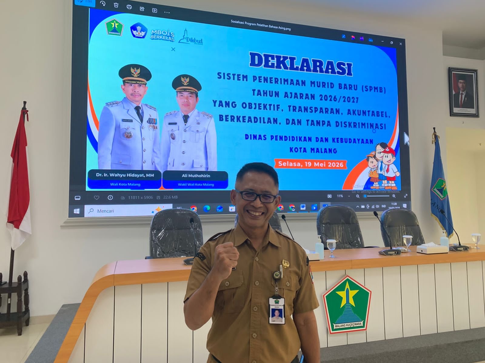 59 Sekolah di Kota Malang Direvitalisasi, Siswa Prasejahtera Dapat Seragam Gratis