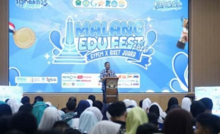 7000 Peserta Ramaikan Malang Edu Fest 2026, Wali Kota Tegaskan Kota Malang Siap Cetak SDM Indonesia Emas