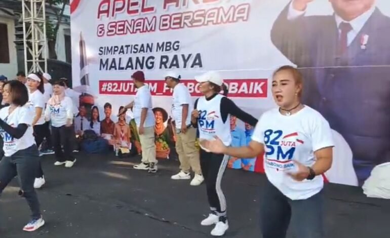 Aksi Tandingan MBG Digelar di Malang, Simpatisan Tegaskan Program Makan Bergizi Gratis Harus Dilanjutkan