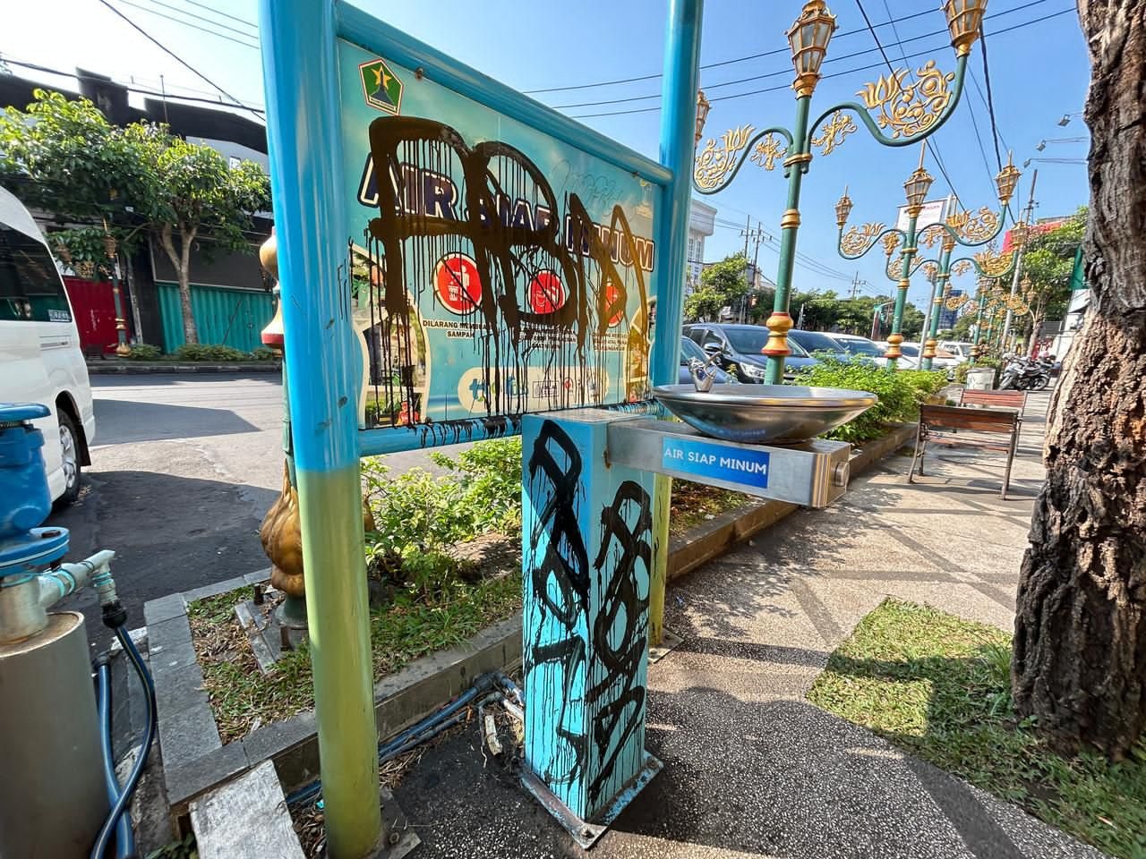 Fasilitas Air Minum Gratis di Malang Jadi Sasaran Vandalisme, Tugu Tirta : Peringatkan Pelaku Terancam Pidana