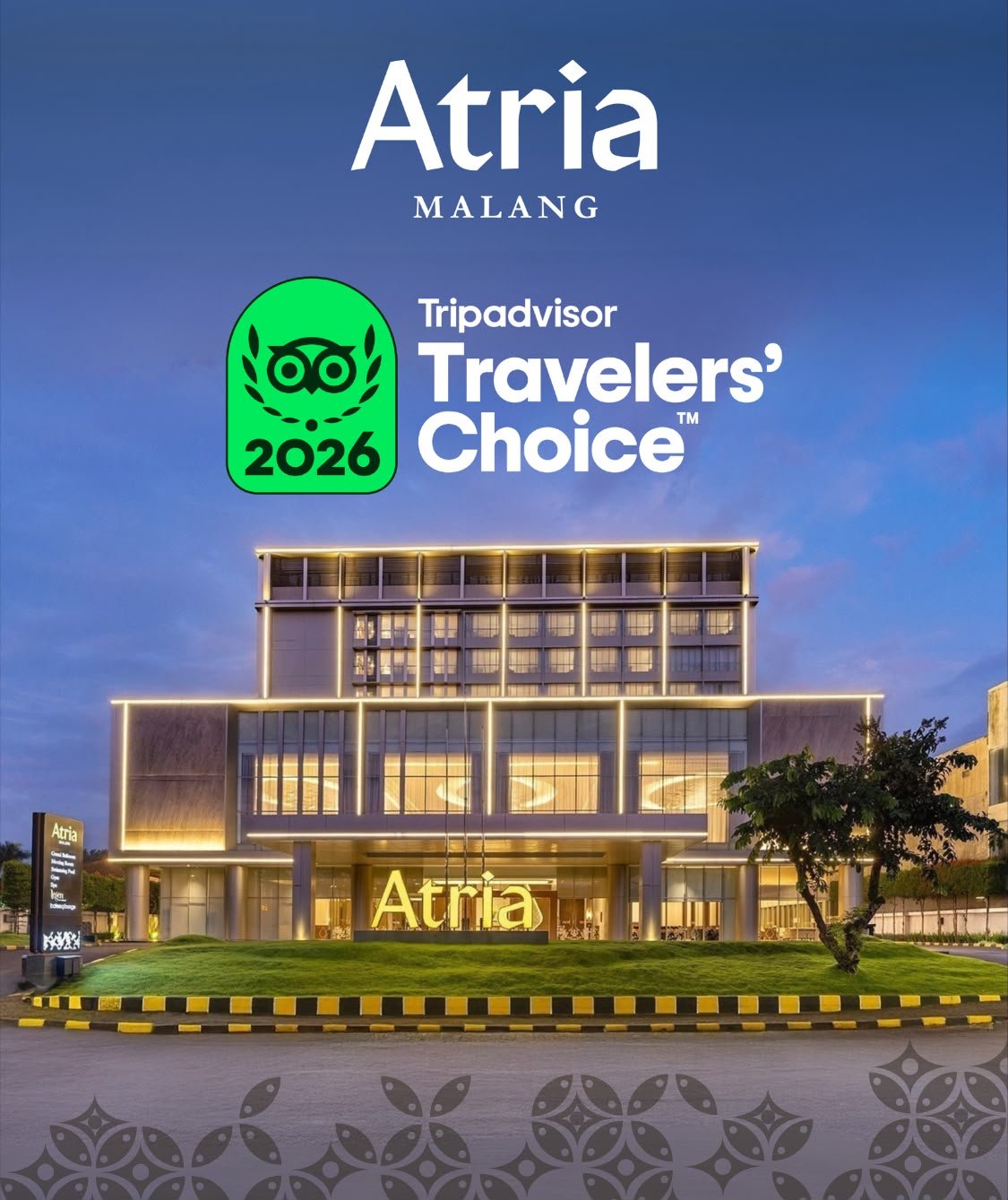Atria Hotel Malang Masuk Jajaran Hotel Favorit Wisatawan Dunia, Apa Rahasianya?
