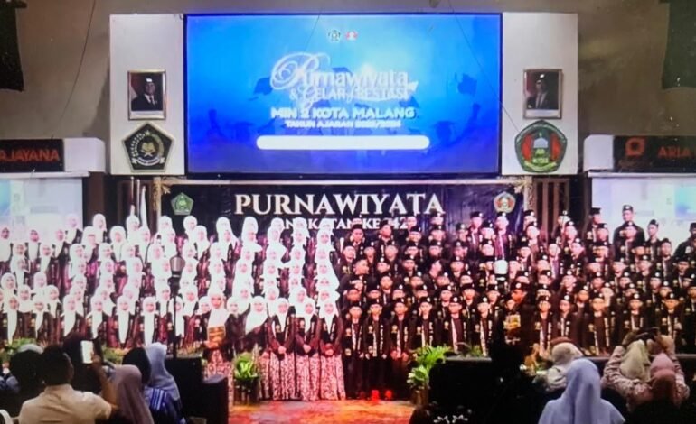 Purnawiyata MIN 2 Kota Malang: 190 Lulusan Kantongi 1.132 Prestasi, Seluruhnya Hafal Juz 30