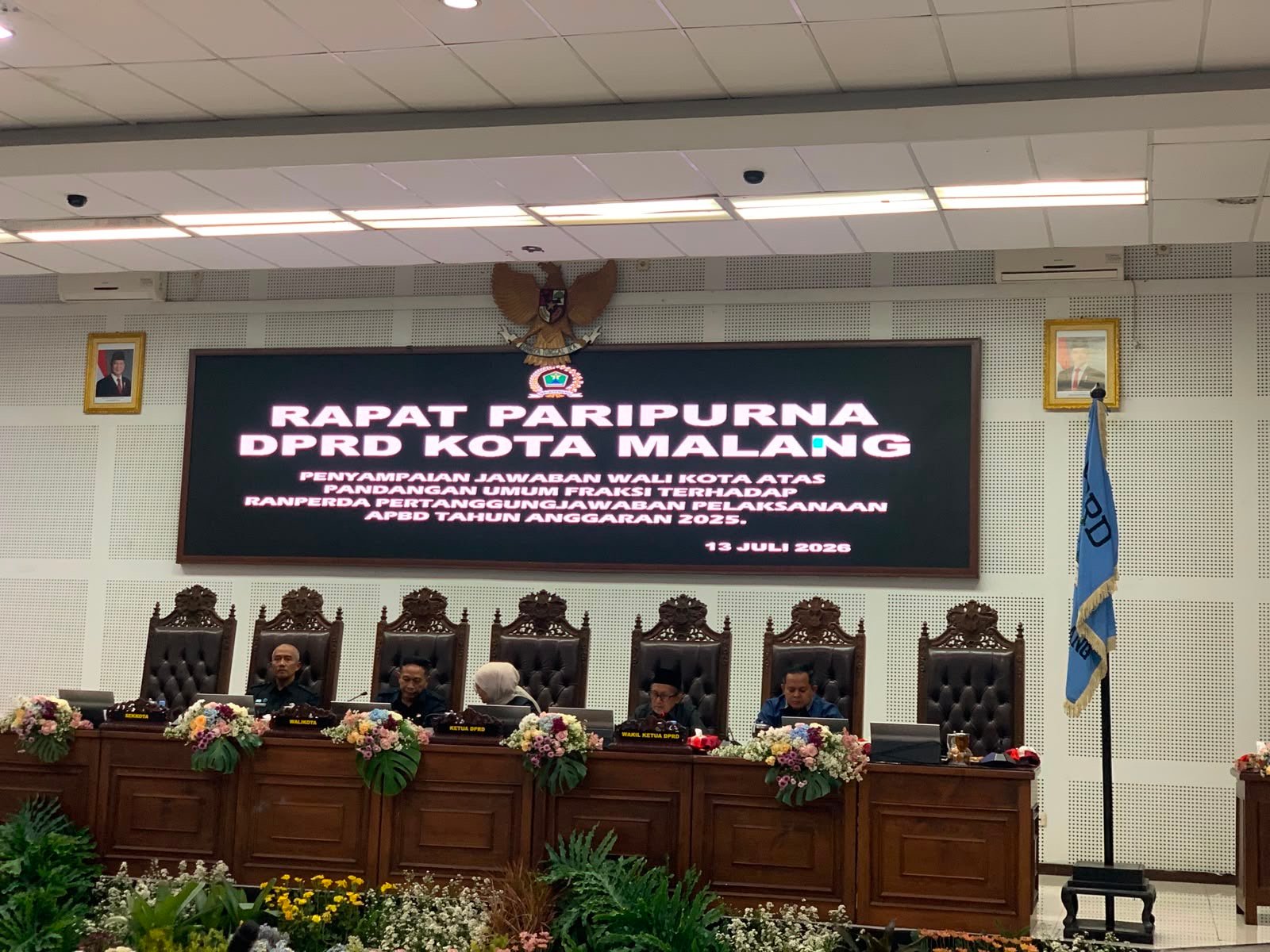 Rapat Paripurna DPRD Kota Malang Soroti Kekosongan Jabatan, Wali Kota Percepat Pemetaan Talenta ASN
