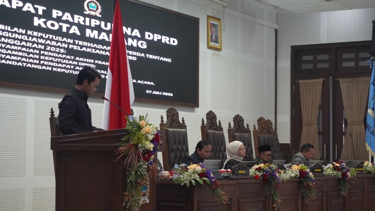 PKB Pilih Abstain, DPRD Kirim Sinyal Keras untuk Evaluasi Kinerja Pemkot Malang