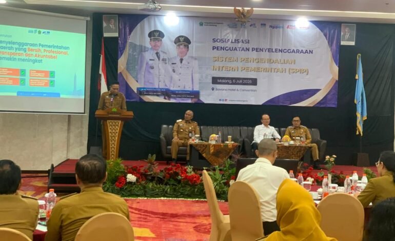 Skor SPIP Pemkot Malang Turun pada 2025, Wali Kota Minta Seluruh OPD Berbenah