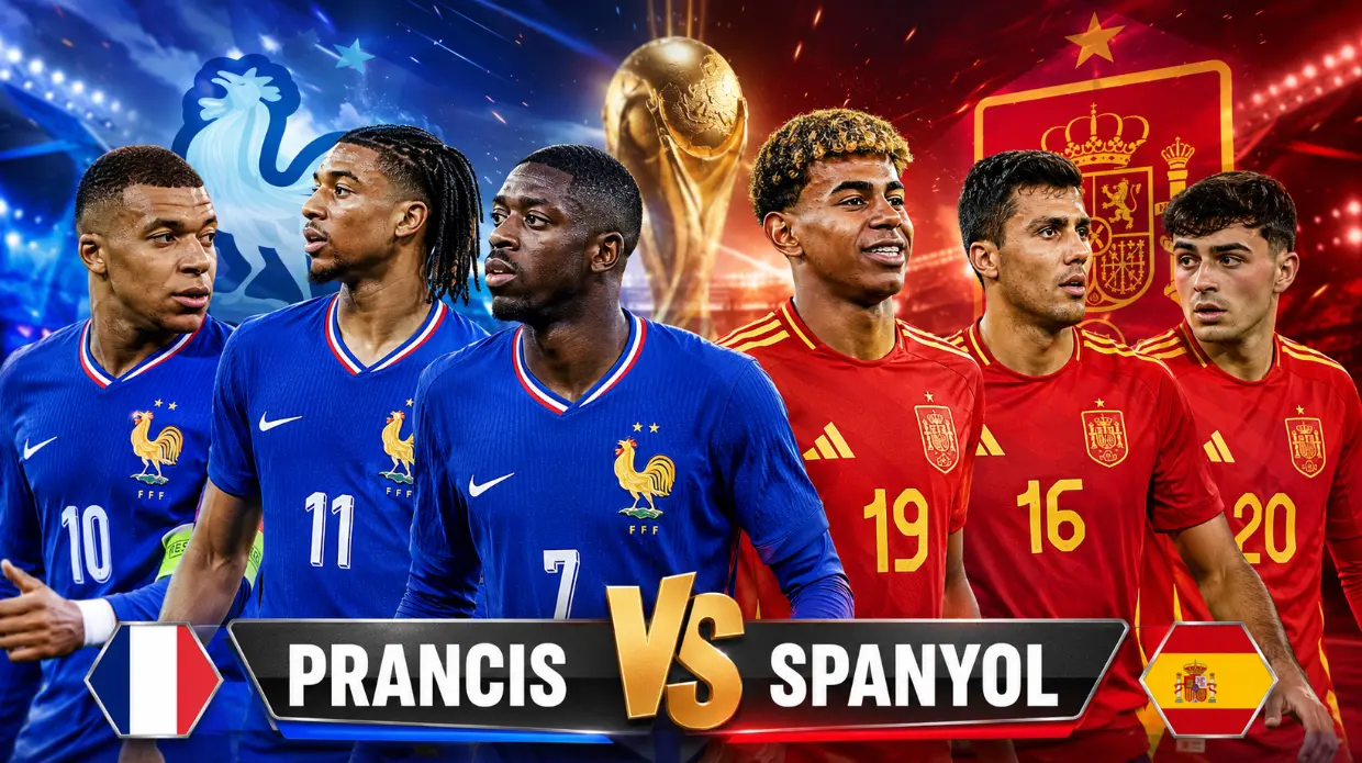 Tak Ada Ampun! Prancis dan Spanyol Bertarung Habis-habisan Menuju Final