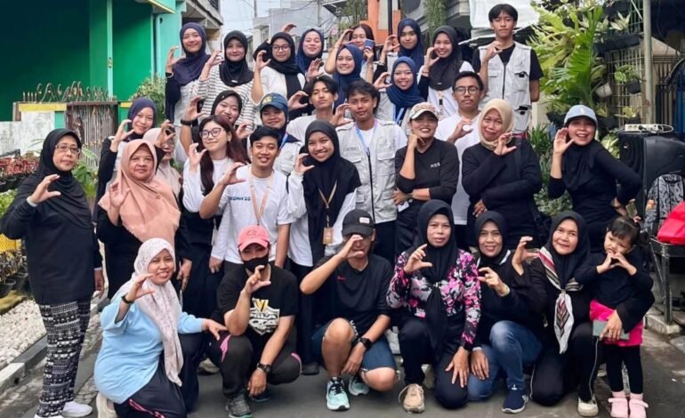 UM BBM Tematik Gading Kasri Ajak Warga Terapkan Gaya Hidup Sehat Lewat Senam Bersama