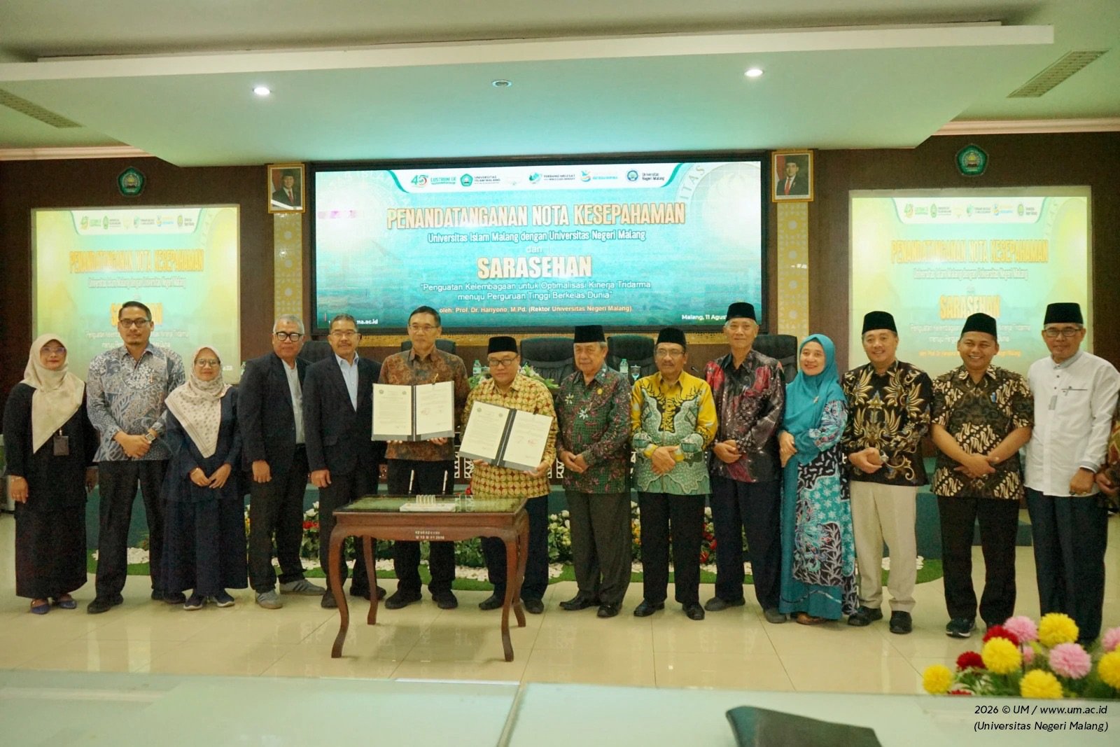 UM-UNISMA Perkuat Kerja Sama, Bidik Perguruan Tinggi Berkelas Dunia