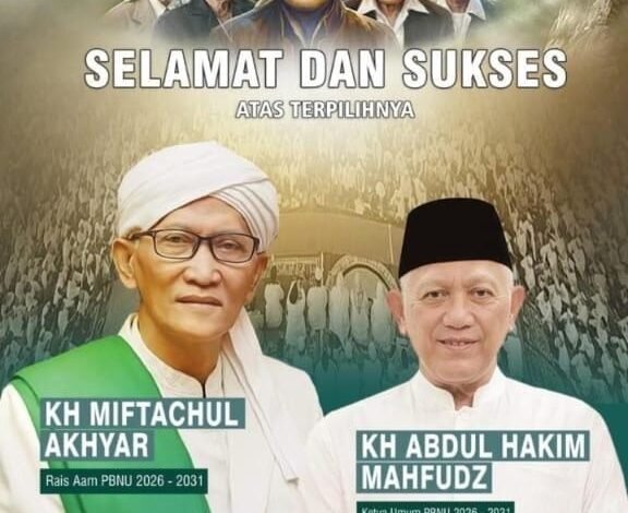 Gus Kikin Resmi Terpilih Jadi Ketua Umum PBNU 2026–2031