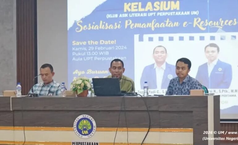 Pustakawan UM: Era AI Justru Membuat Profesi Pustakawan Semakin Penting