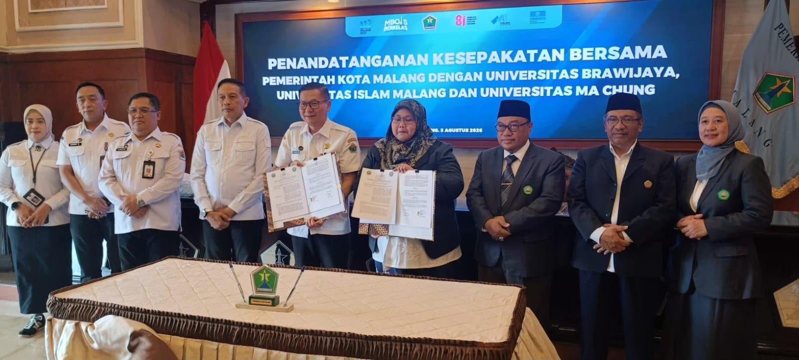 Pemkot Malang Gandeng Tiga Kampus, Mahasiswa Siap Mengajar di Seluruh SD-SMP Negeri dan Psikotes Siswa Gratis