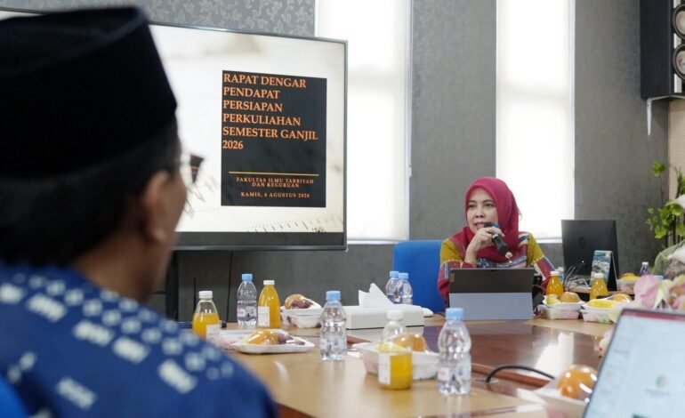 Rektor UIN Malang Dorong FITK Perkuat Publikasi, Riset, dan Reputasi Digital