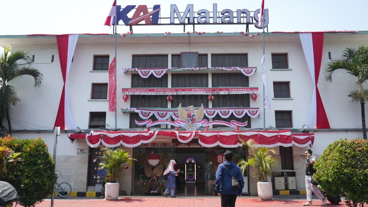 Stasiun Malang Bakal Dipoles, KAI Siapkan Parkir, Pedestrian hingga Area UMKM