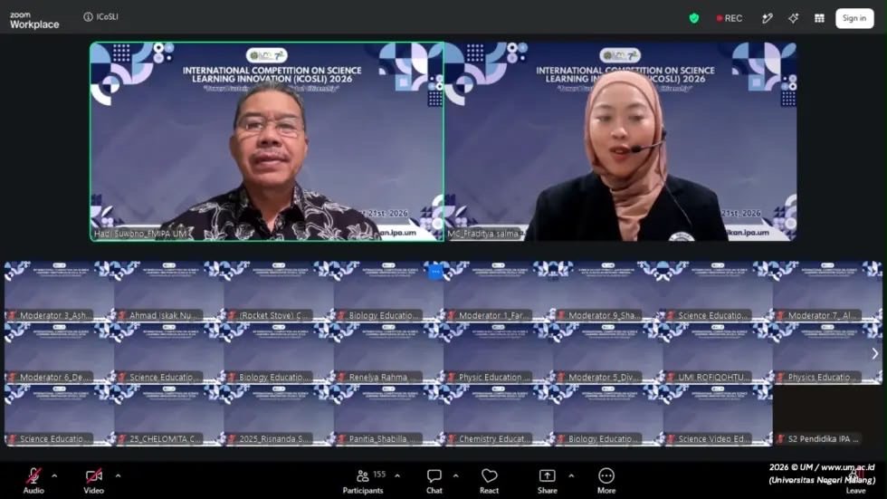 ICoSLI 2026 UM Diikuti 94 Tim, Dorong Inovasi Pembelajaran Sains Berkelanjutan