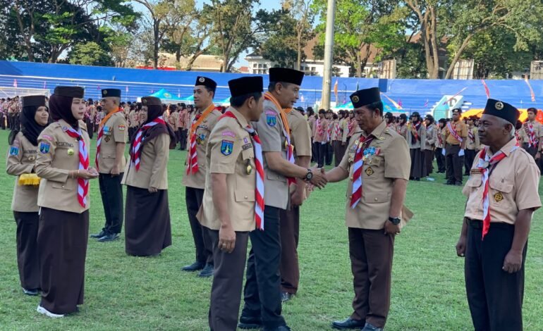 1208 Pramuka Garuda Dikukuhkan di Kota Malang, Didorong Ikut Perkuat Ketahanan Pangan