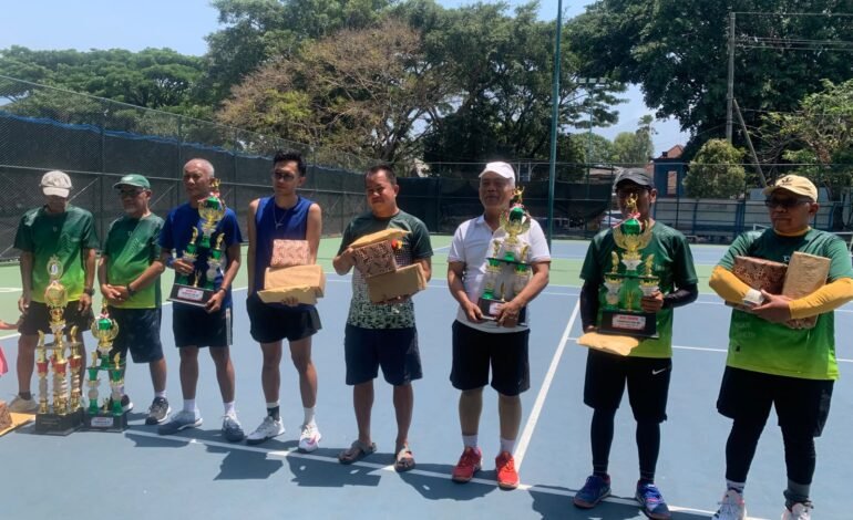 Rayakan HUT ke-81 RI, Klub Tenis Saminten Gelar Turnamen dan Upacara Kemerdekaan