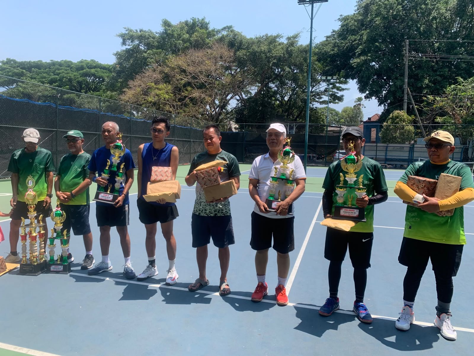 Rayakan HUT ke-81 RI, Klub Tenis Saminten Gelar Turnamen dan Upacara Kemerdekaan