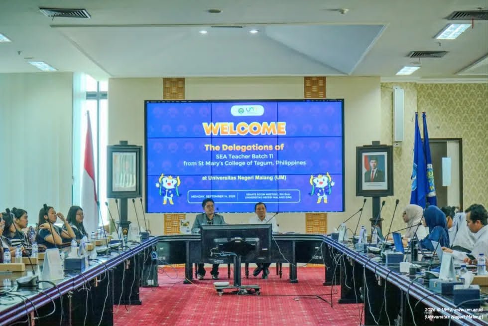 10 Mahasiswa Filipina Ikuti Praktik Mengajar di Sekolah Laboratorium UM