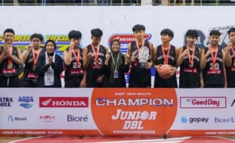 MTsN 1 Kota Malang Cetak Sejarah, Juara Junior DBL 2026 Usai Kalahkan SMP Charis 53-38