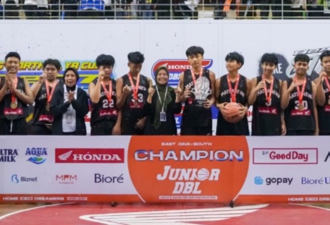 MTsN 1 Kota Malang Cetak Sejarah, Juara Junior DBL 2026 Usai Kalahkan SMP Charis 53-38