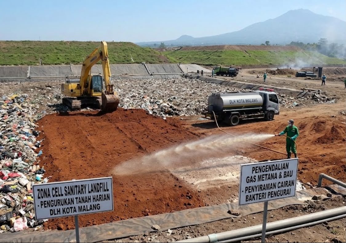 DLH Kota Malang Andalkan Sanitary Landfill untuk Tekan Risiko Kebakaran TPA Supit Urang