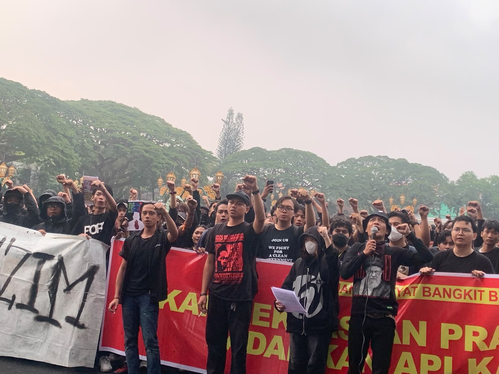 Demo di Malang, Aliansi Rakyat Bangkit Bersatu Desak Pemerintah Tangani Karhutla