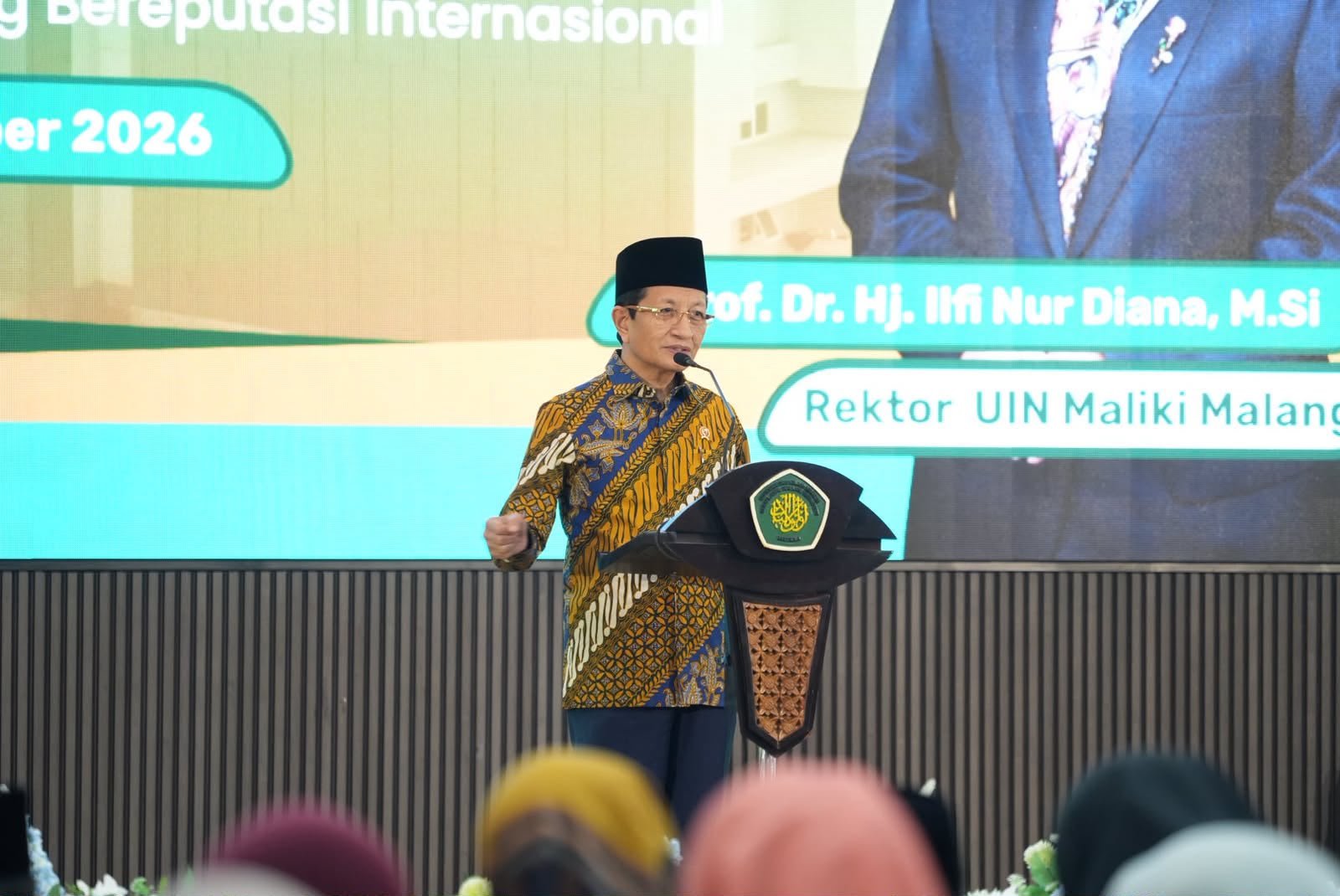 Menag Nasaruddin Umar: Kuliah Jangan Berhenti pada Gelar, Cari Keberkahan