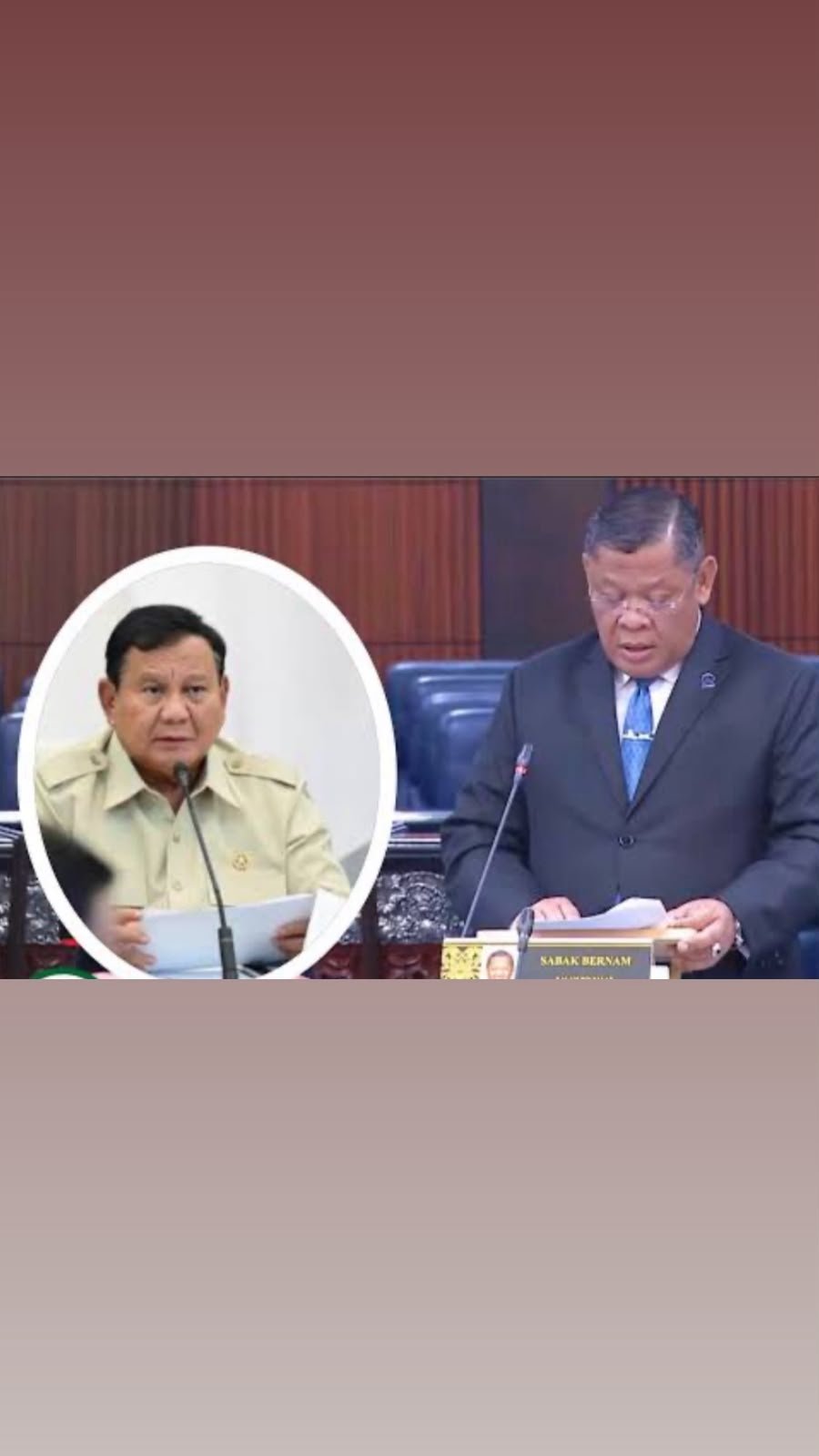 Anggota Parlemen Malaysia Sampaikan Protes Asap Karhutla ke Prabowo Pakai Bahasa Jawa