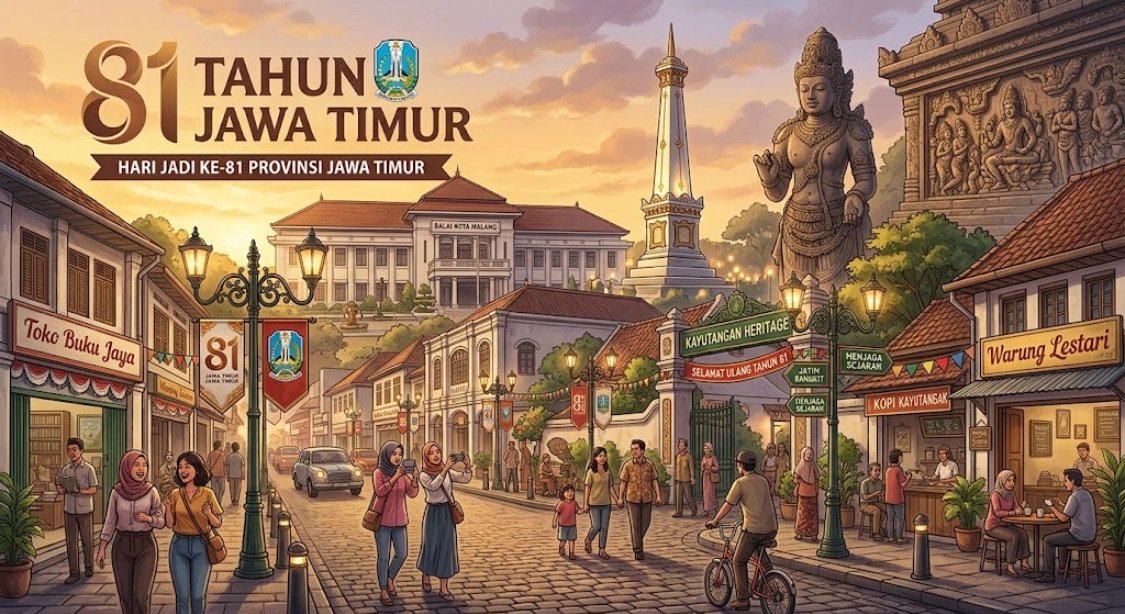 Usia Jawa Timur 81 Tahun, dari Jejak Majapahit hingga Kota Lama: Warisan Sejarah Mana yang Masih Terjaga?